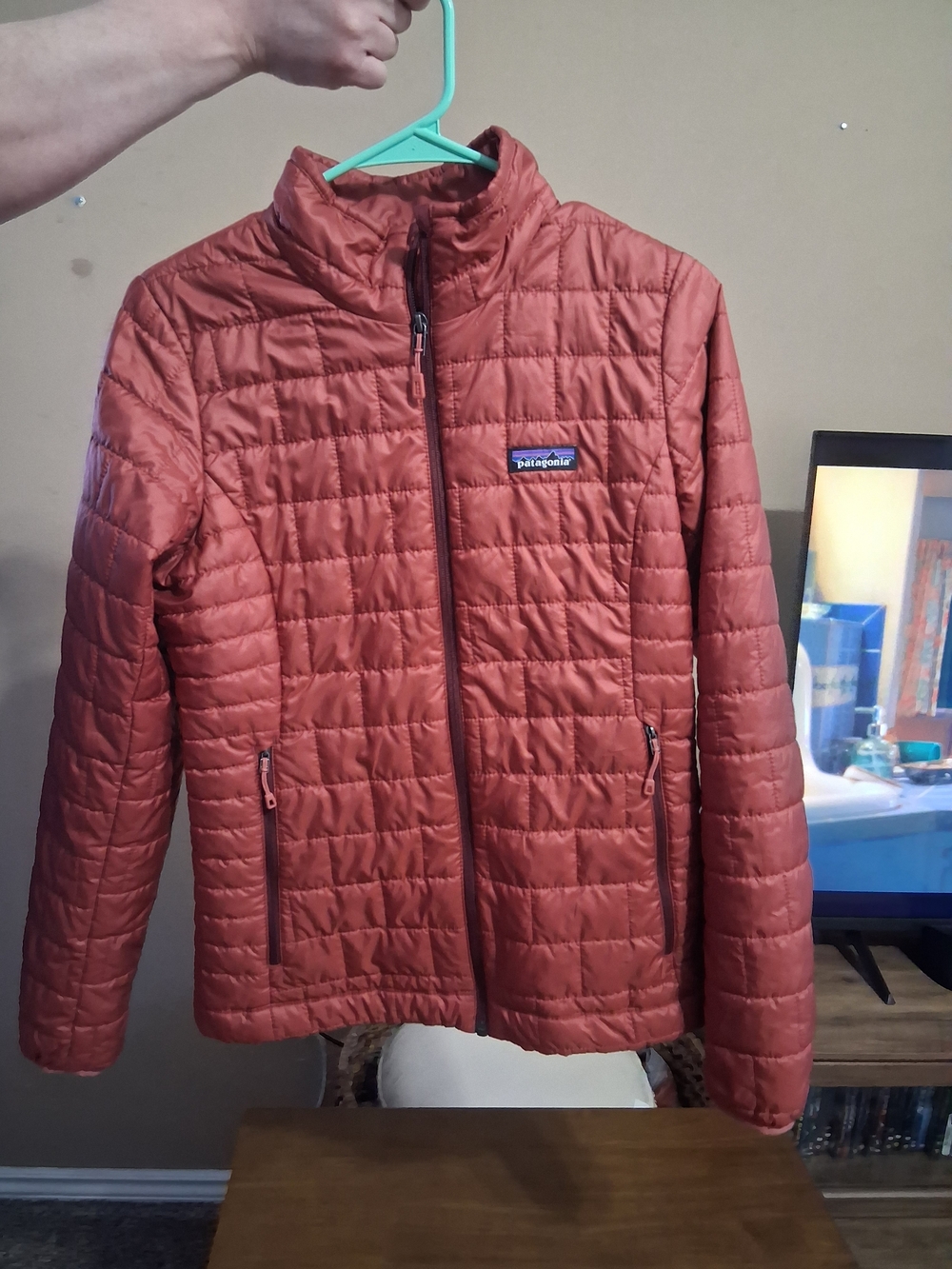 Patagonia Rust Quilted Lightweight Jacket